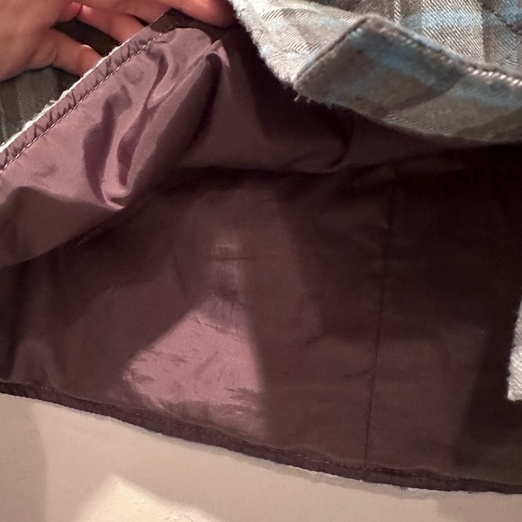 Toad&Co Quilted Birddog Mini Skirt Zuni‎ Turquoise Sz 4 Buttons Short Casual - Picture 8 of 9